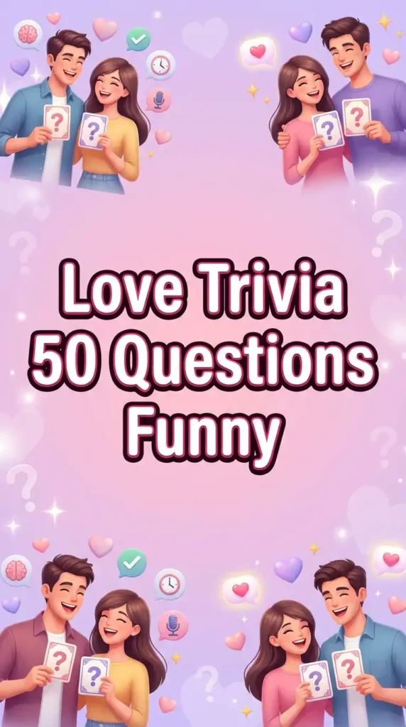 love trivia 50 questions funny image