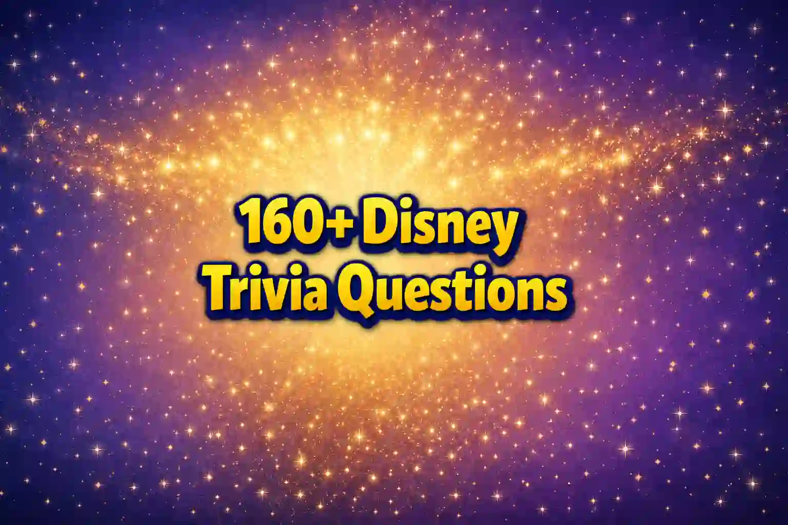 160+ Disney Trivia Questions