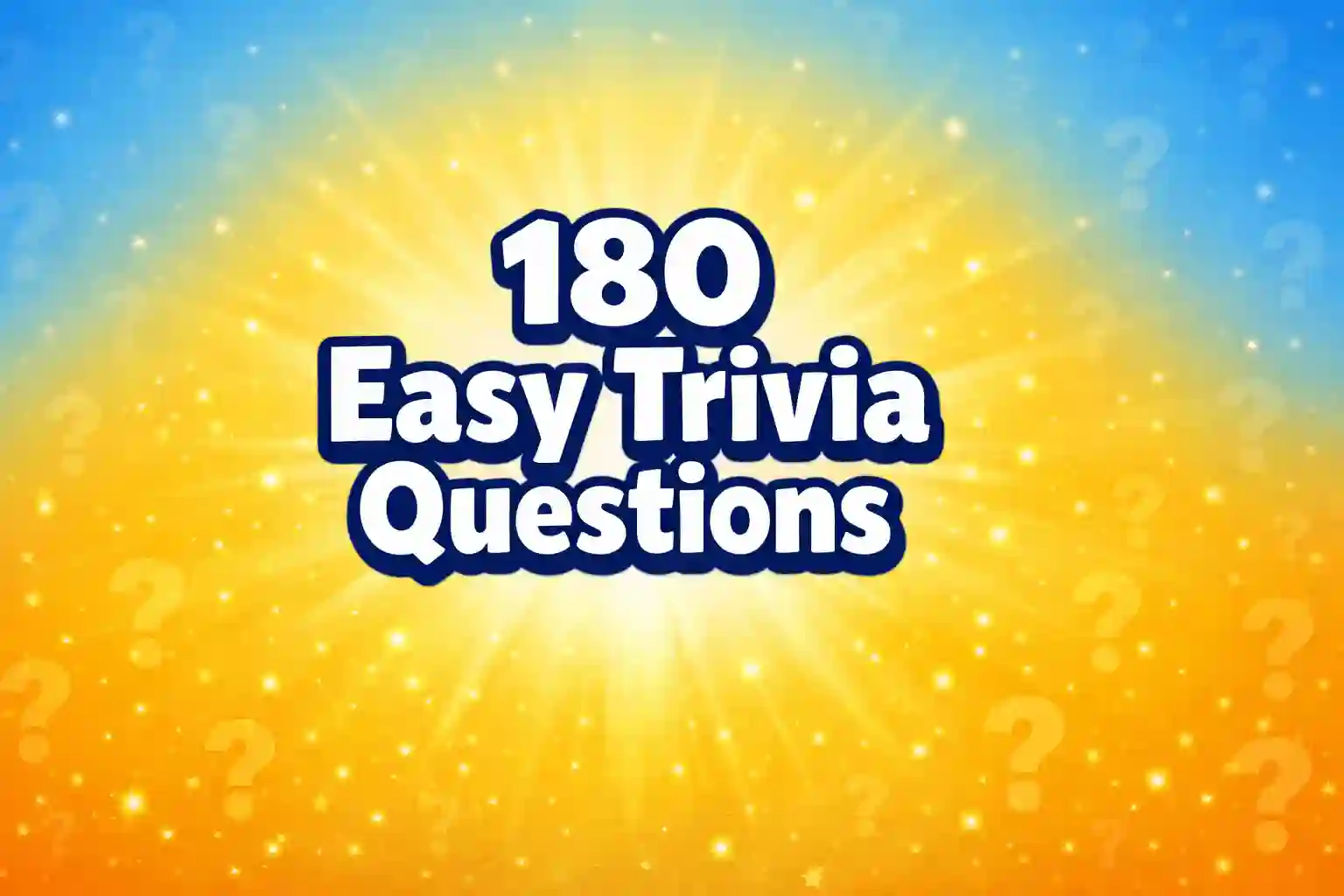 easy trivia questions image