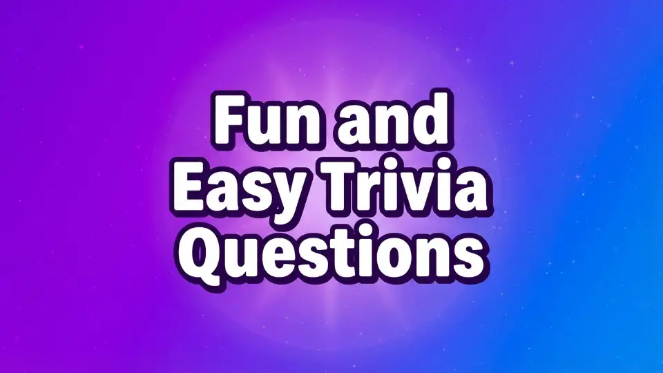 fun and easy trivia questions image